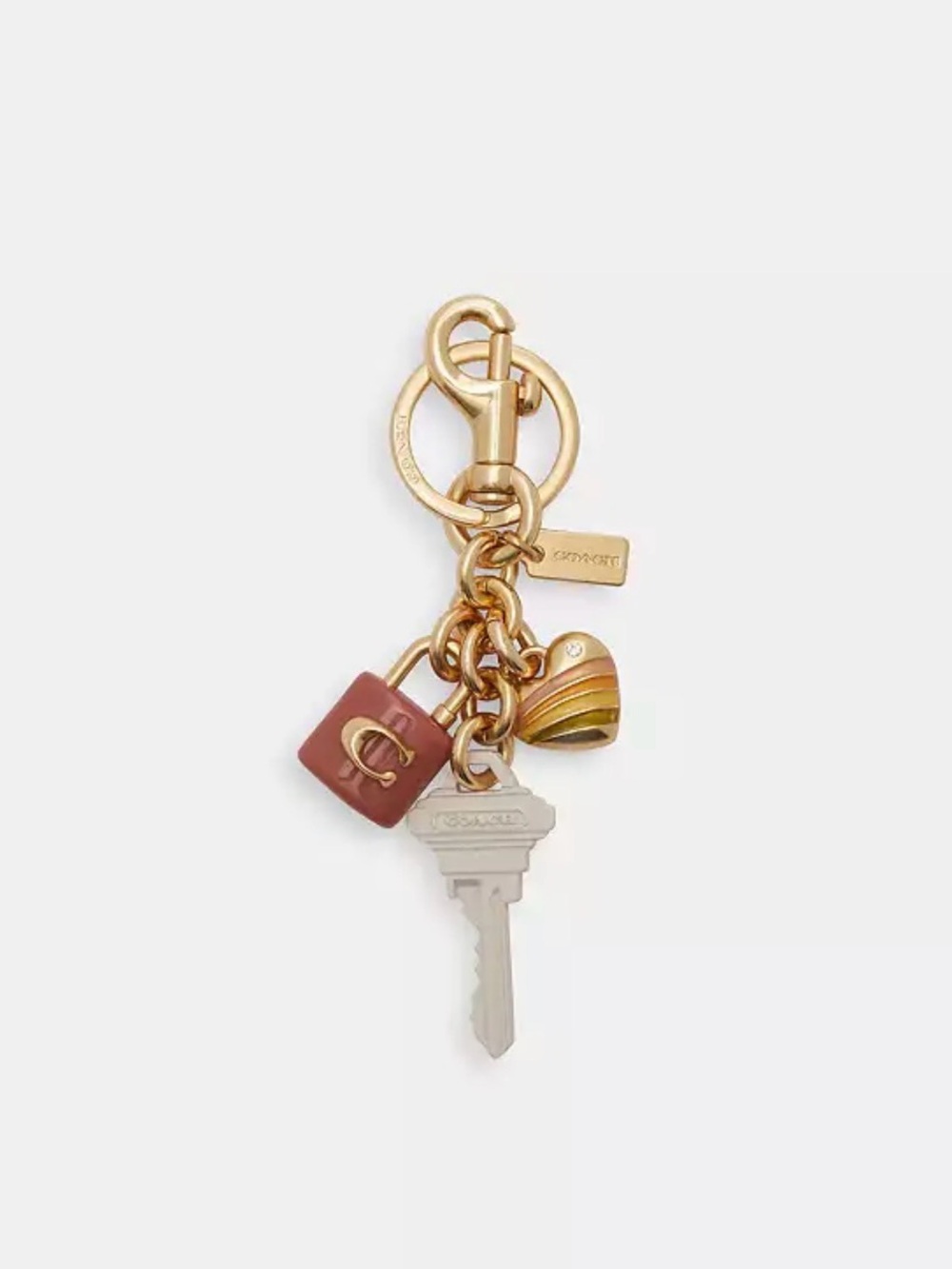 Coach Key Cluster Bag Charm